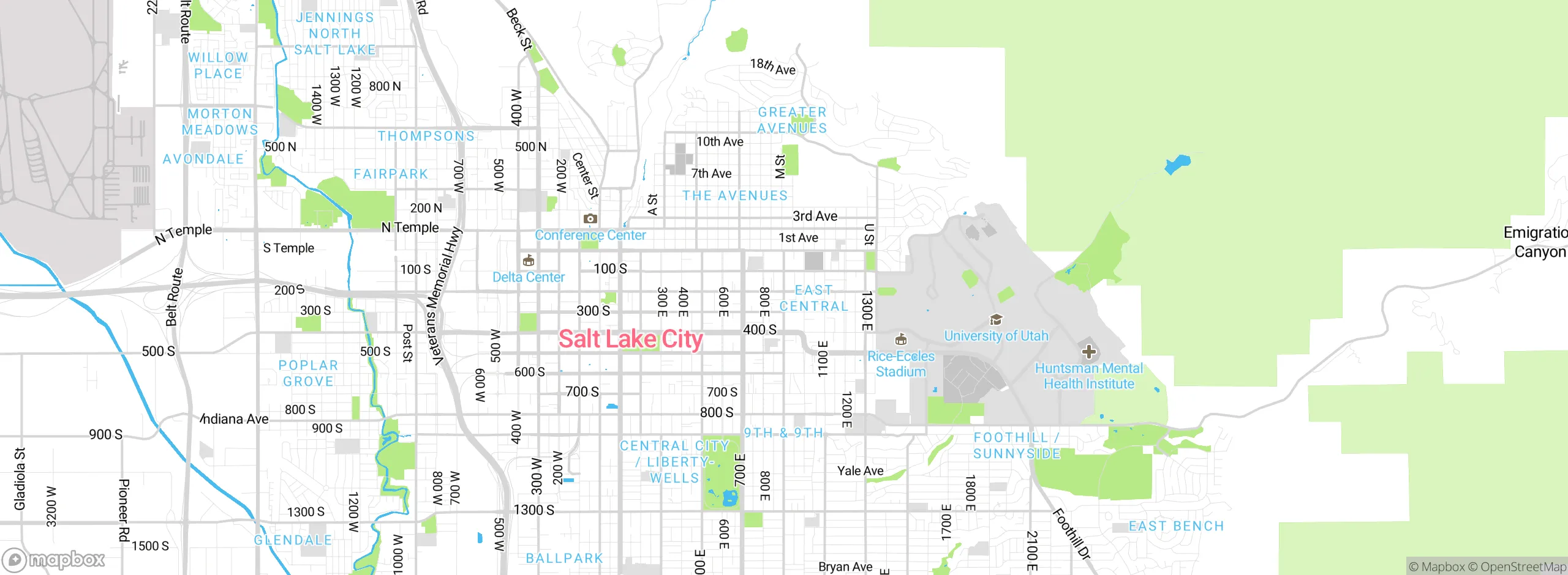 Map showing approximate location