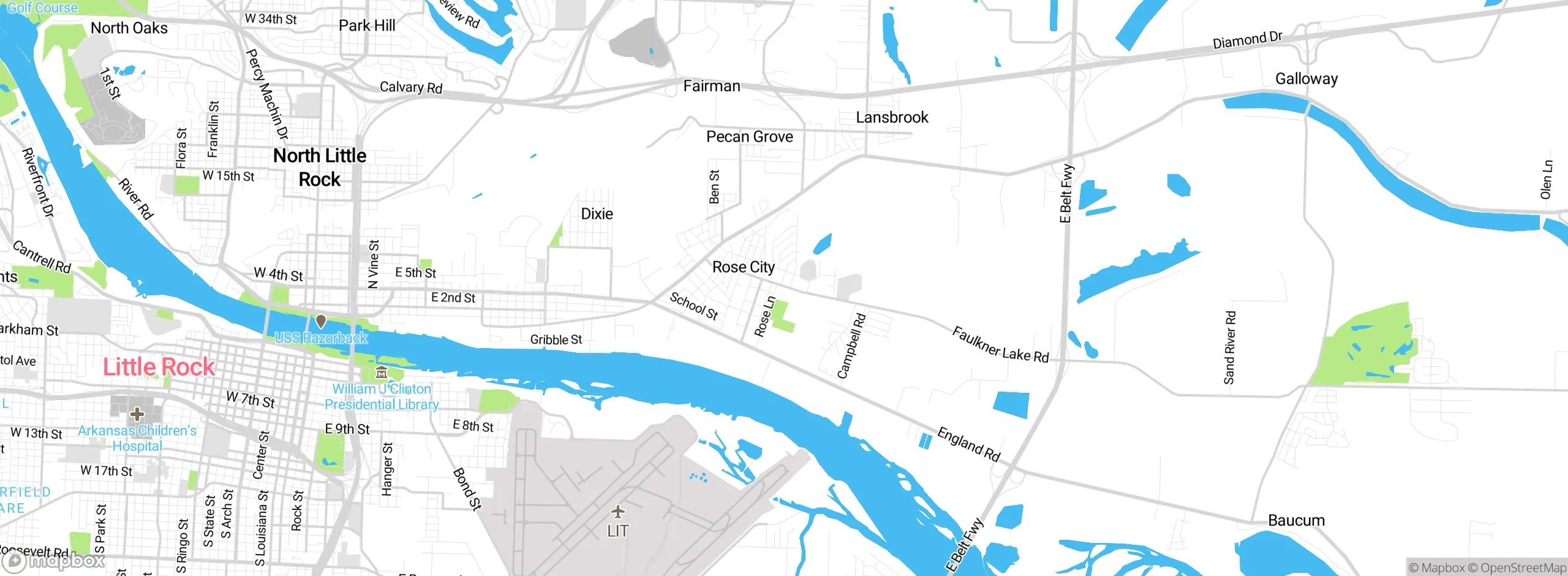 Map showing approximate location
