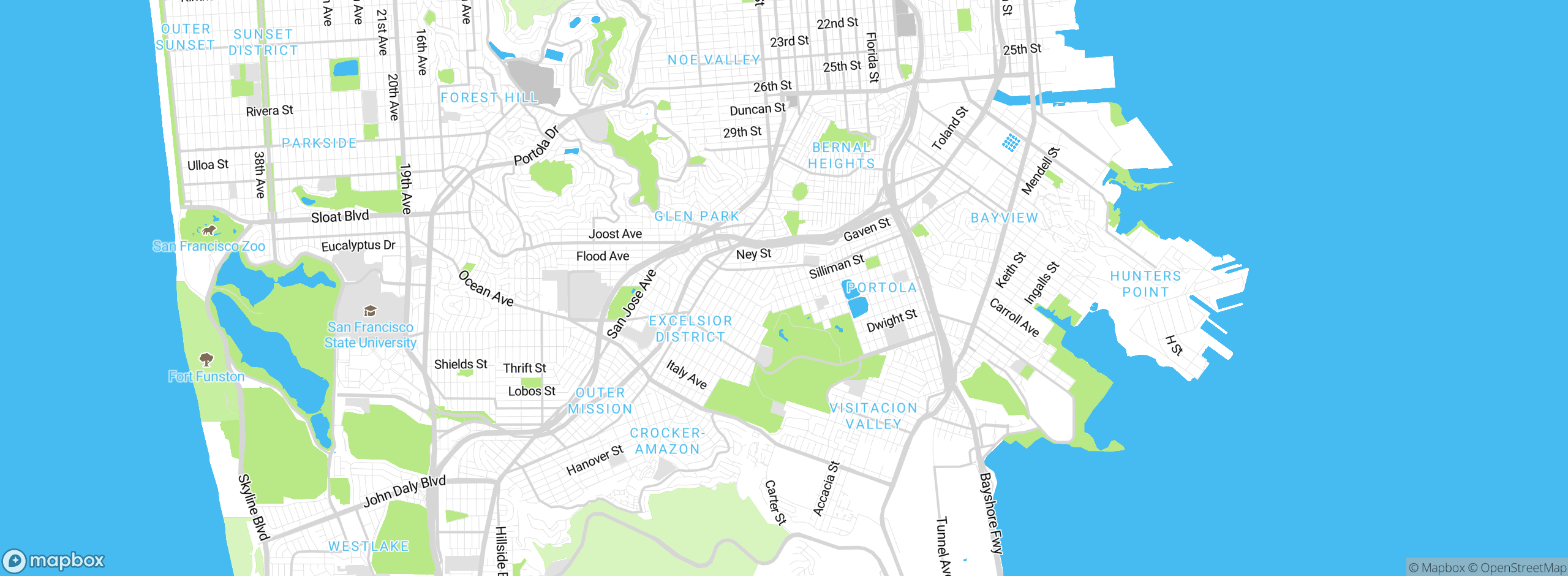 Map showing approximate location
