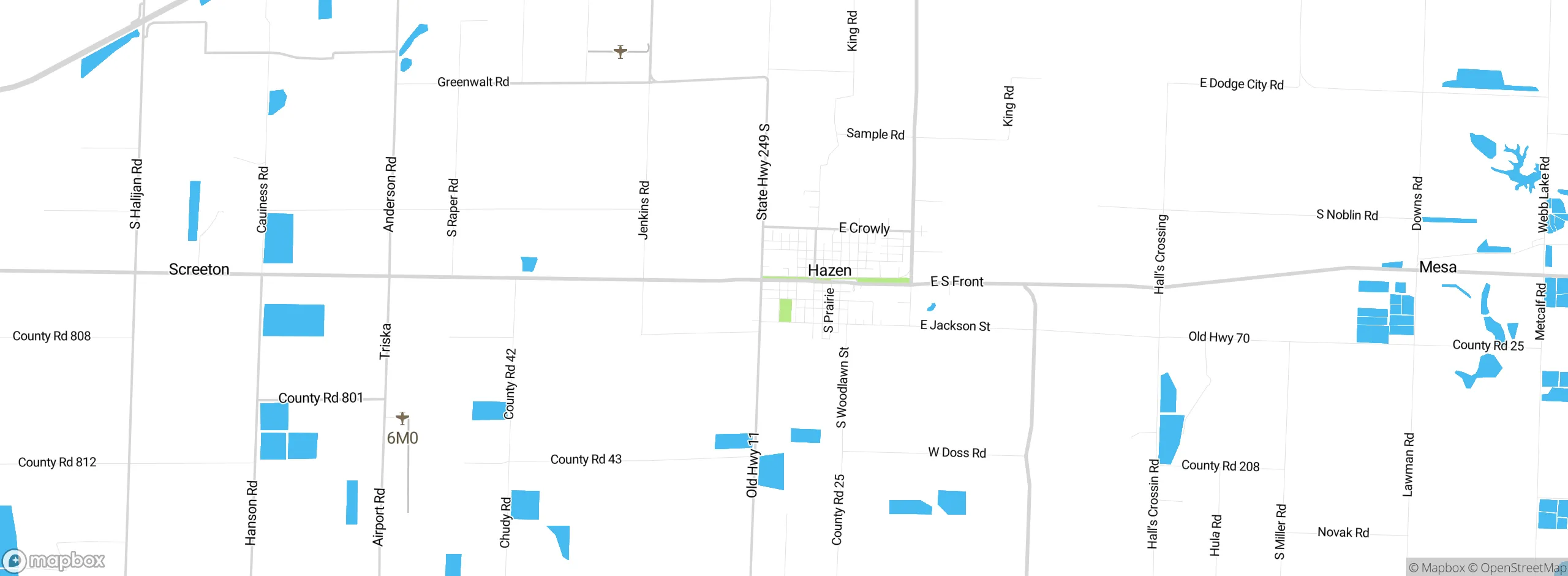 Map showing approximate location