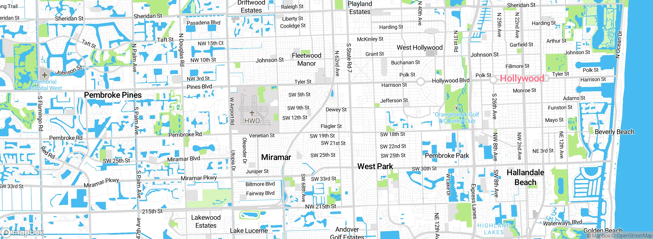 Map showing approximate location