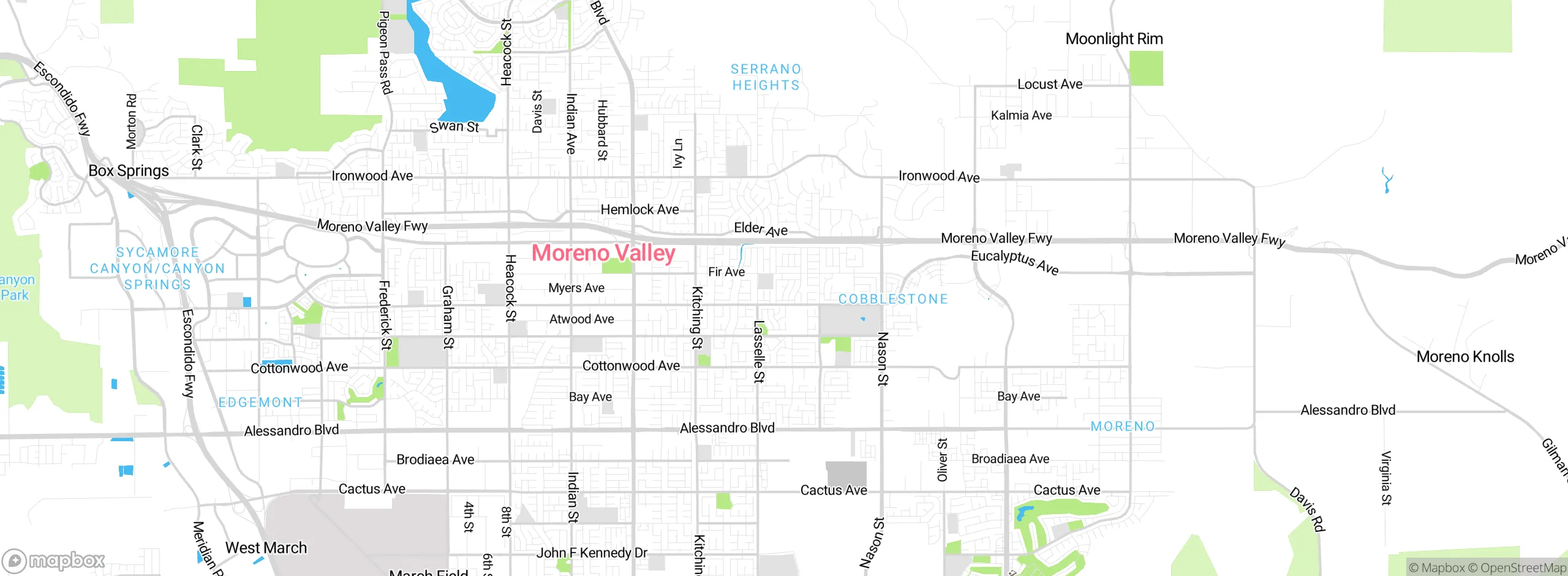 Map showing approximate location