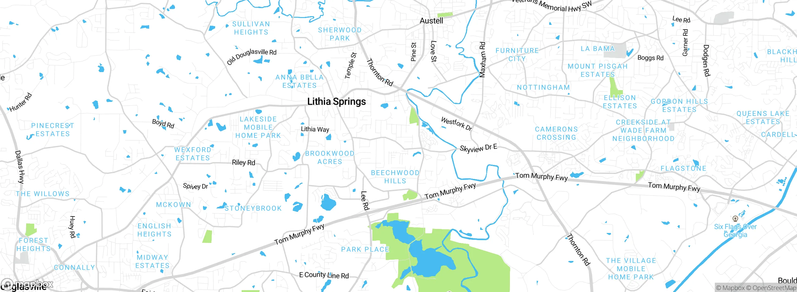 Map showing approximate location