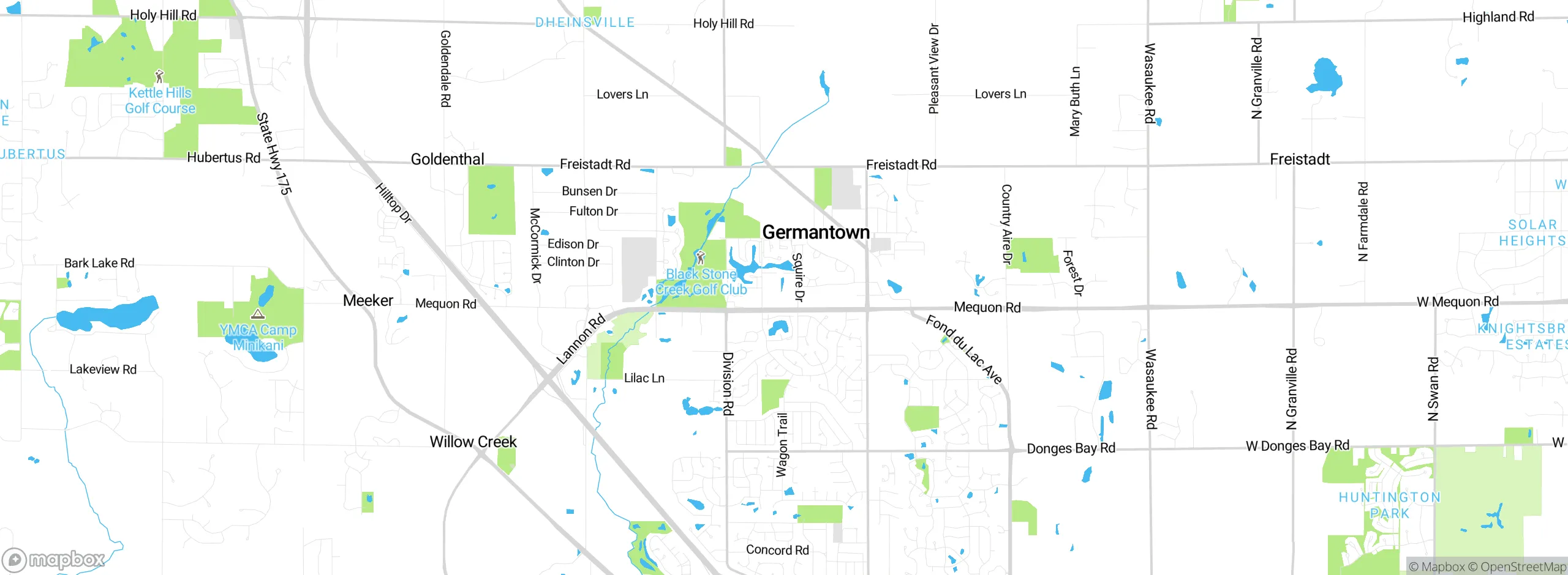 Map showing approximate location