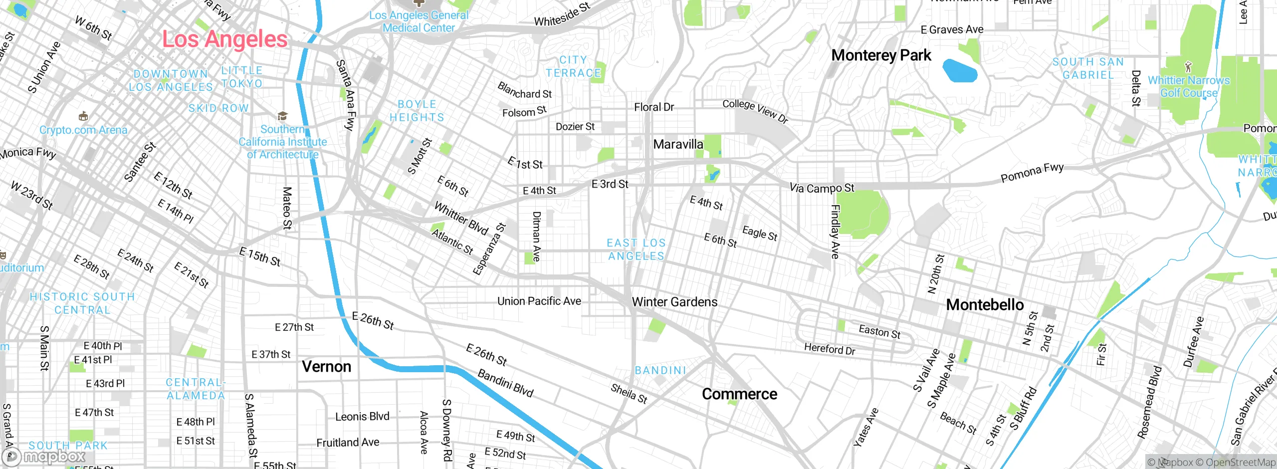 Map showing approximate location