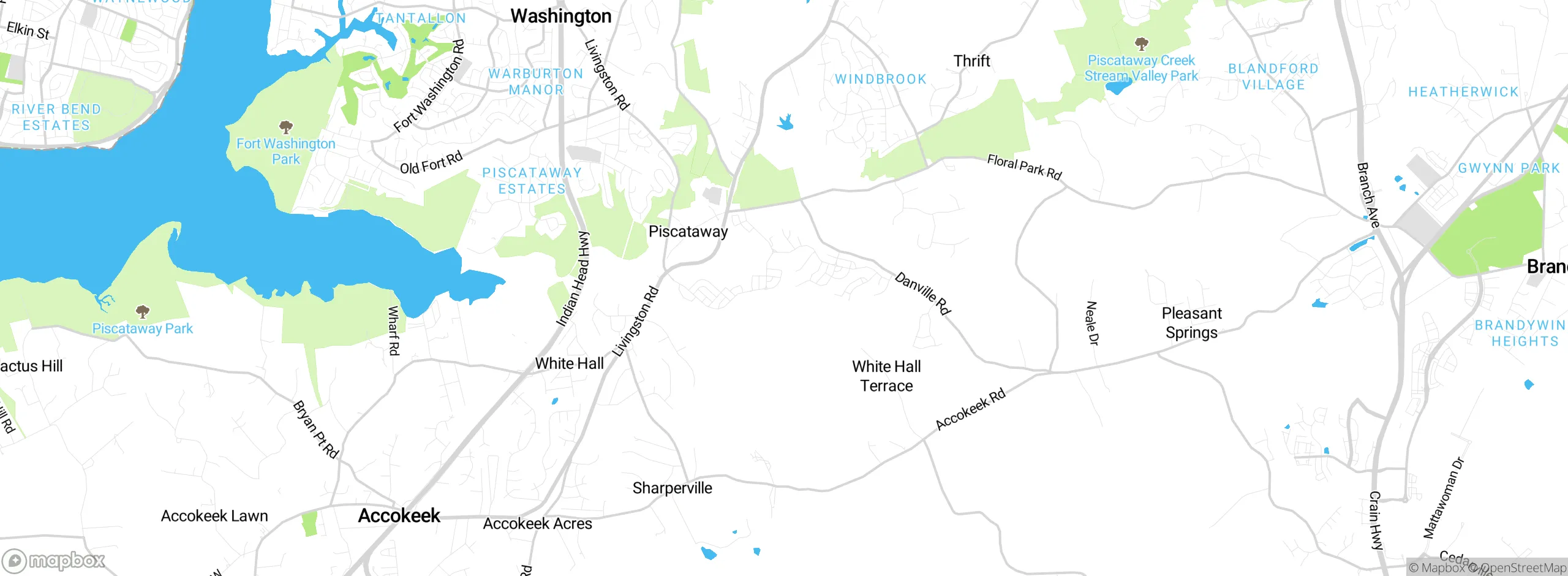 Map showing approximate location