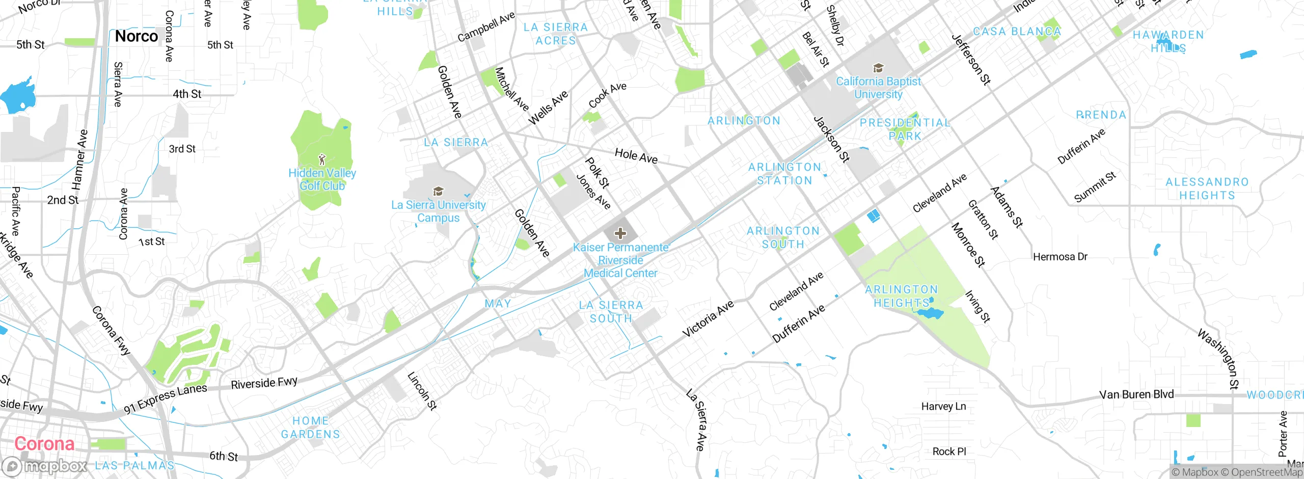 Map showing approximate location