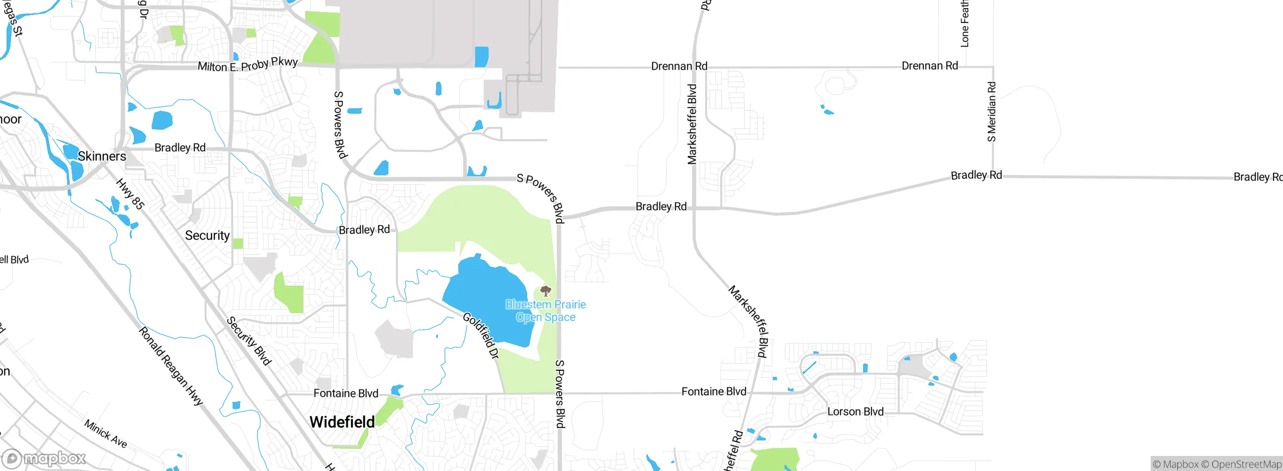 Map showing approximate location
