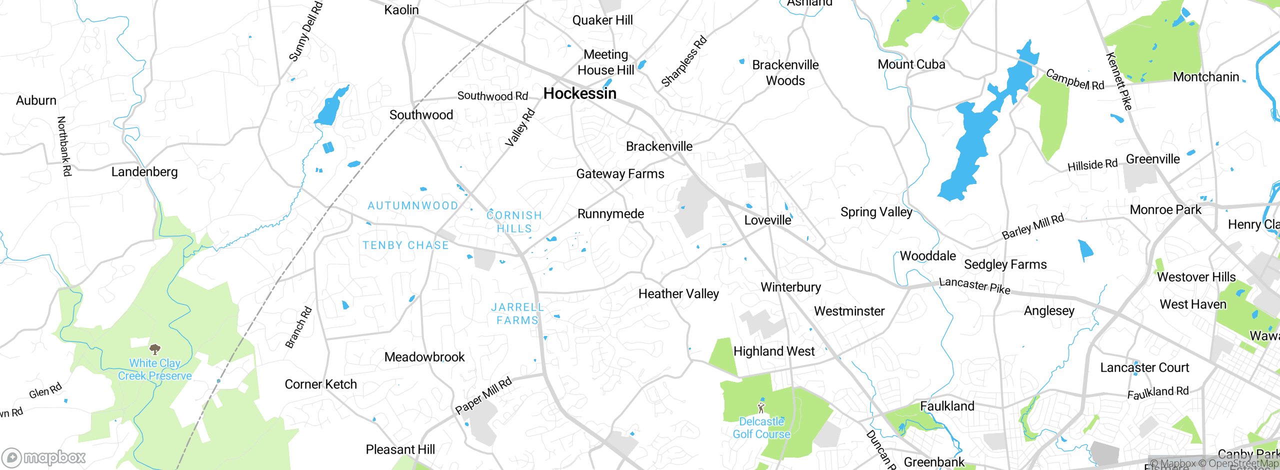 Map showing approximate location