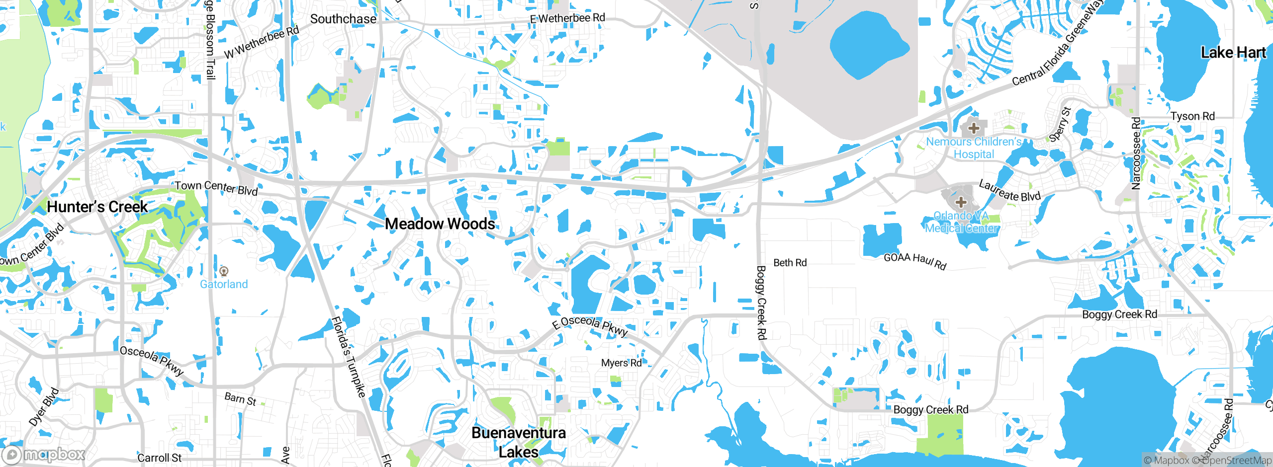 Map showing approximate location