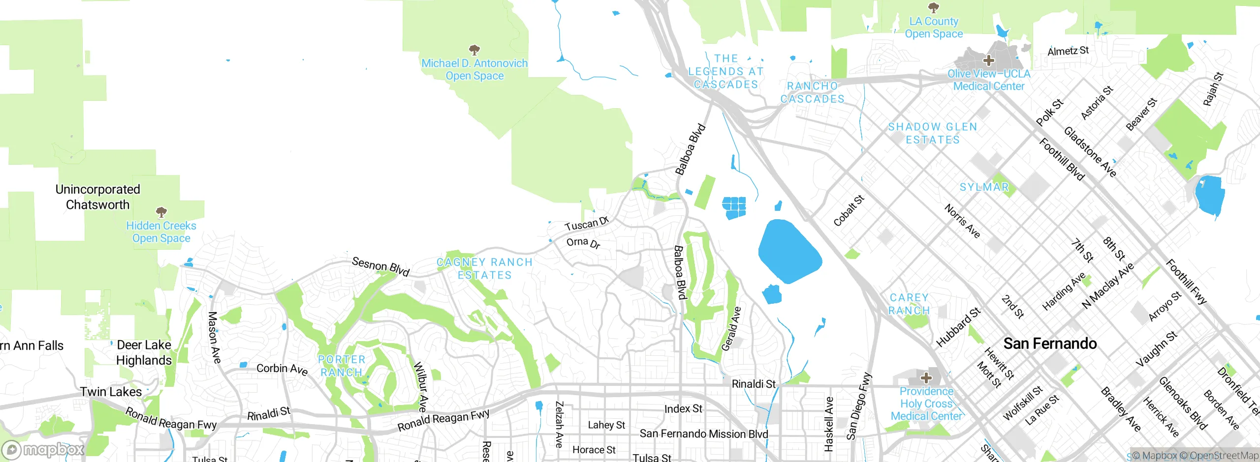 Map showing approximate location
