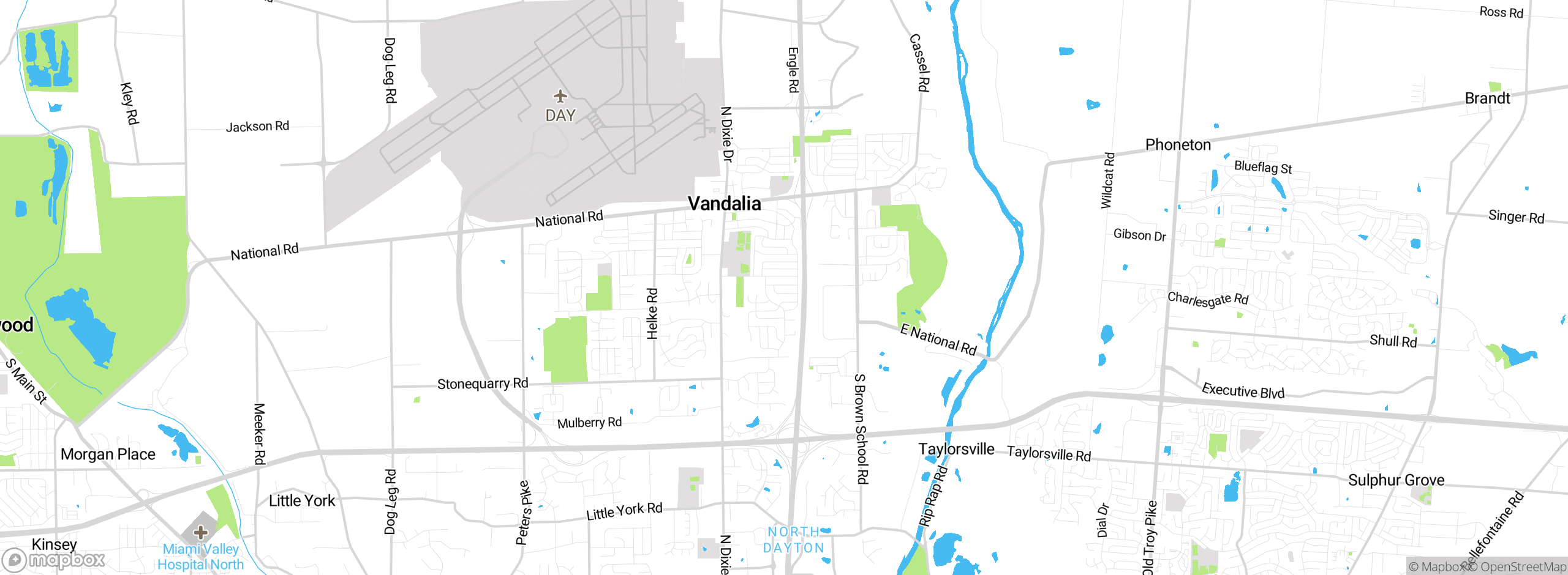 Map showing approximate location