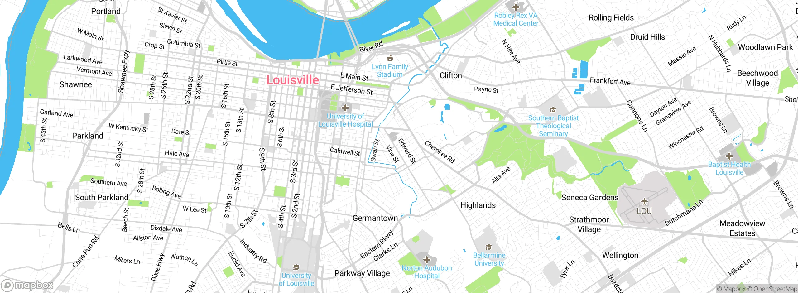 Map showing approximate location