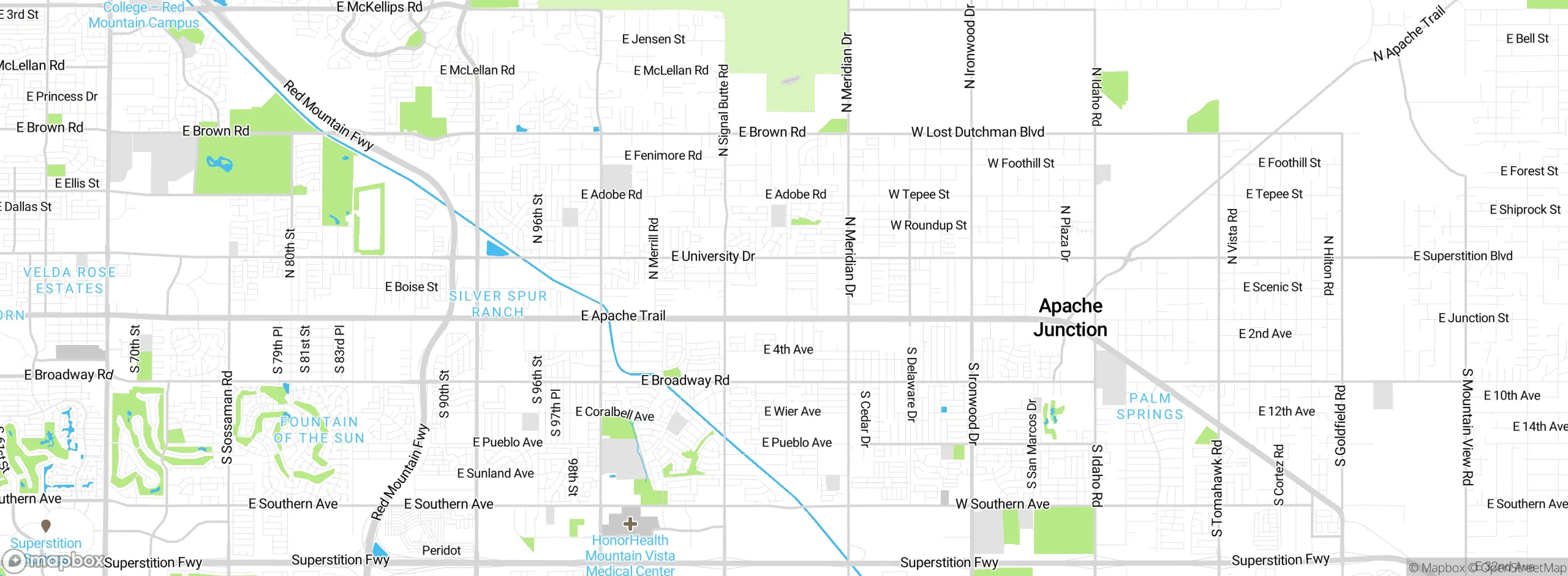 Map showing approximate location