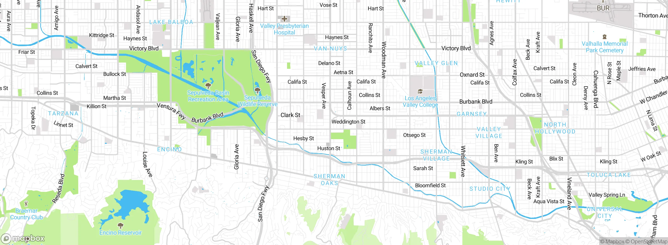 Map showing approximate location