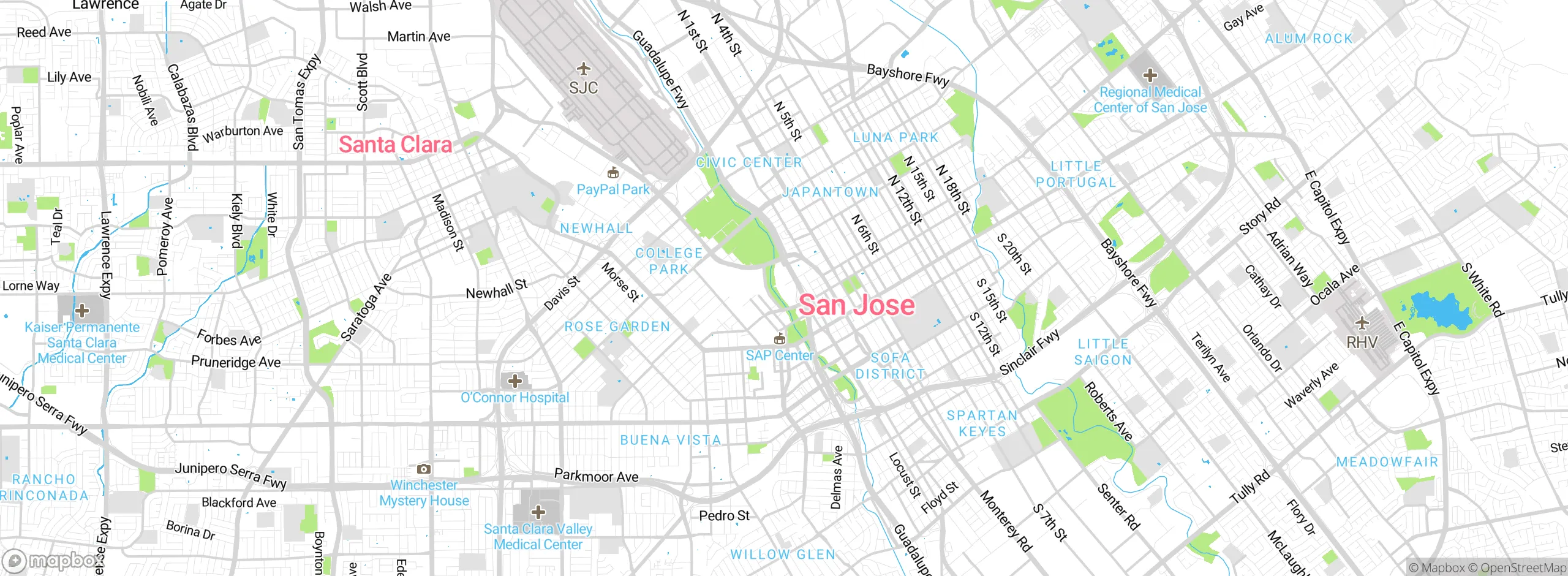Map showing approximate location