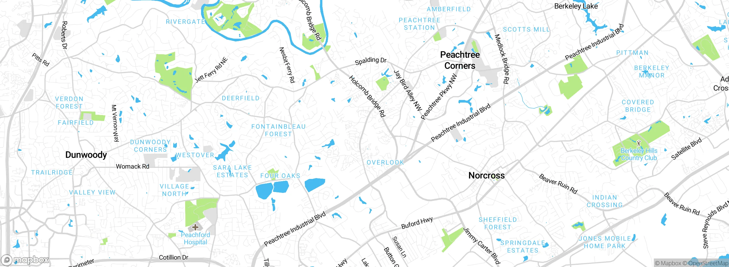 Map showing approximate location