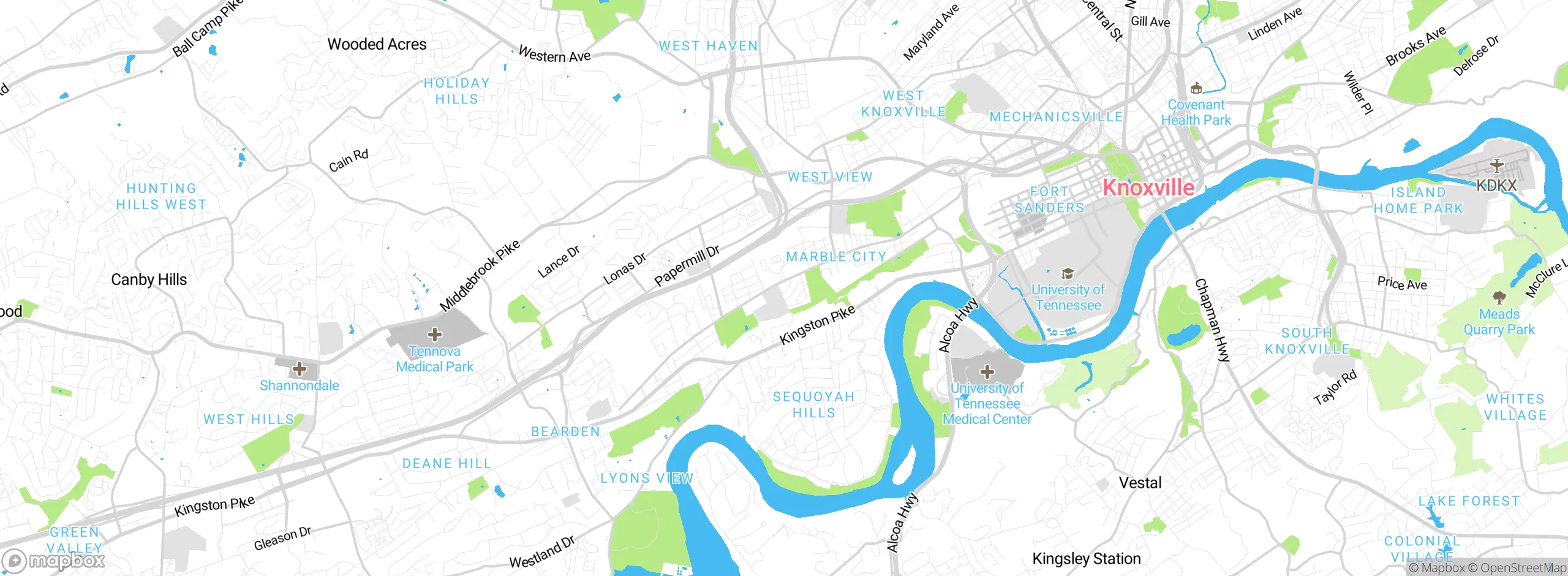 Map showing approximate location