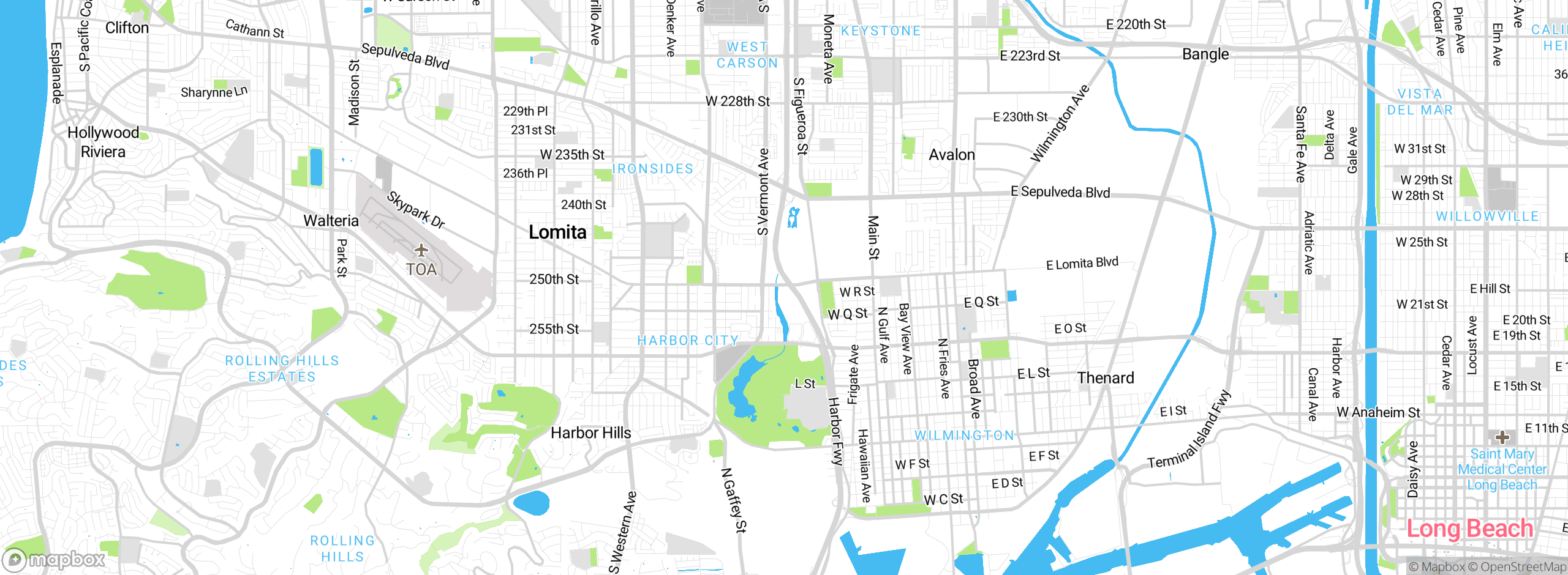 Map showing approximate location