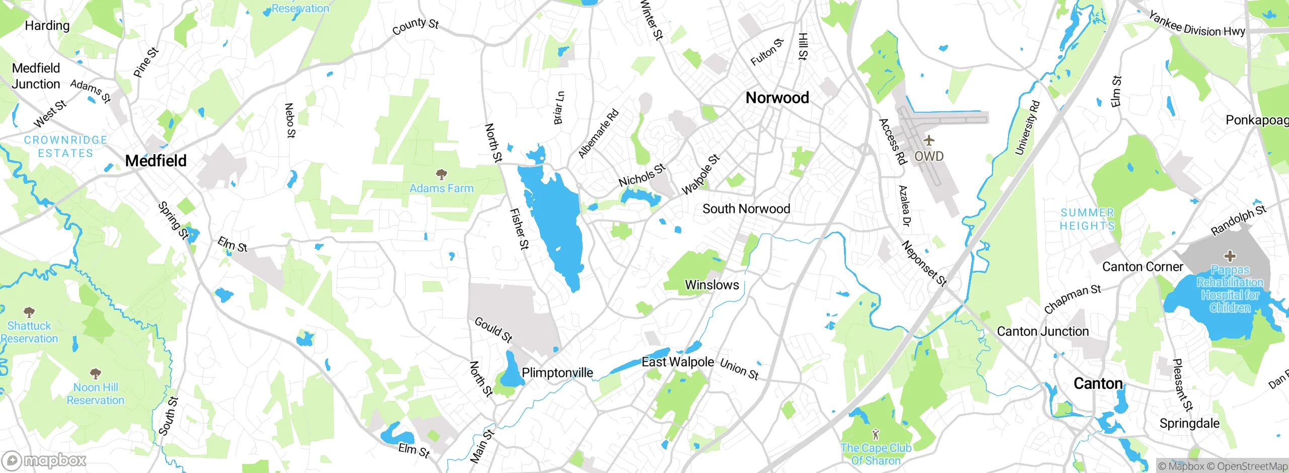 Map showing approximate location