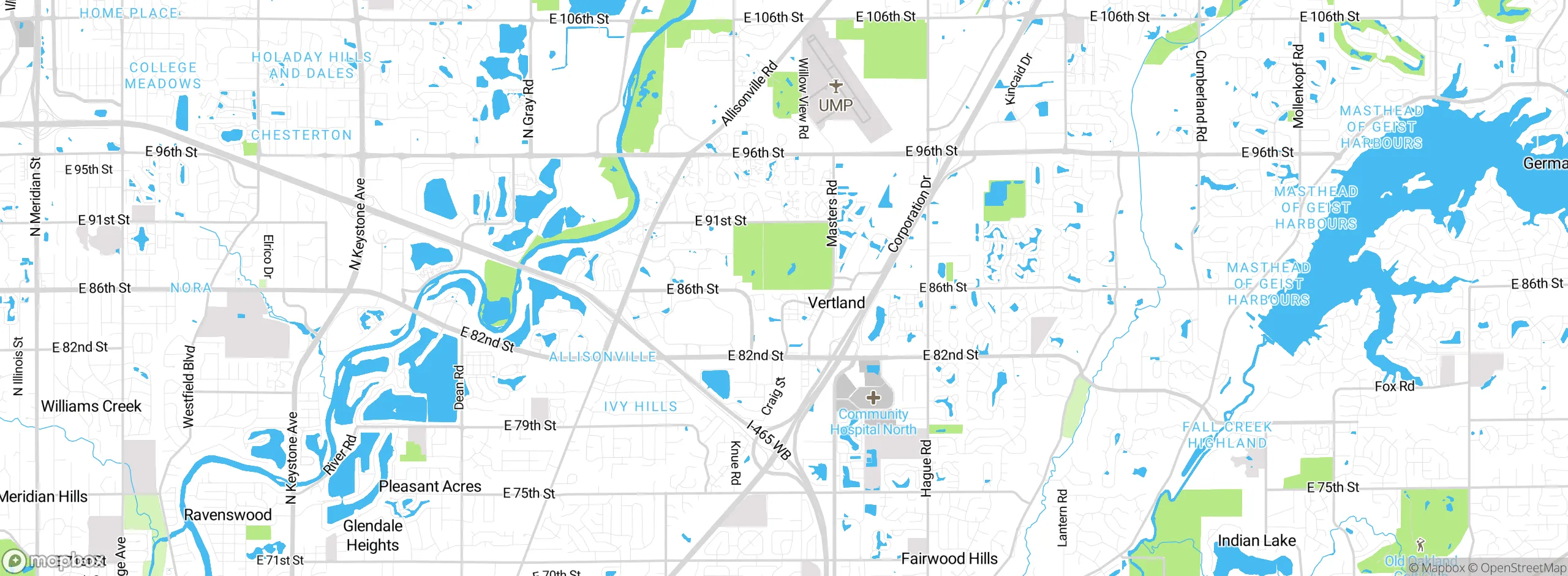 Map showing approximate location