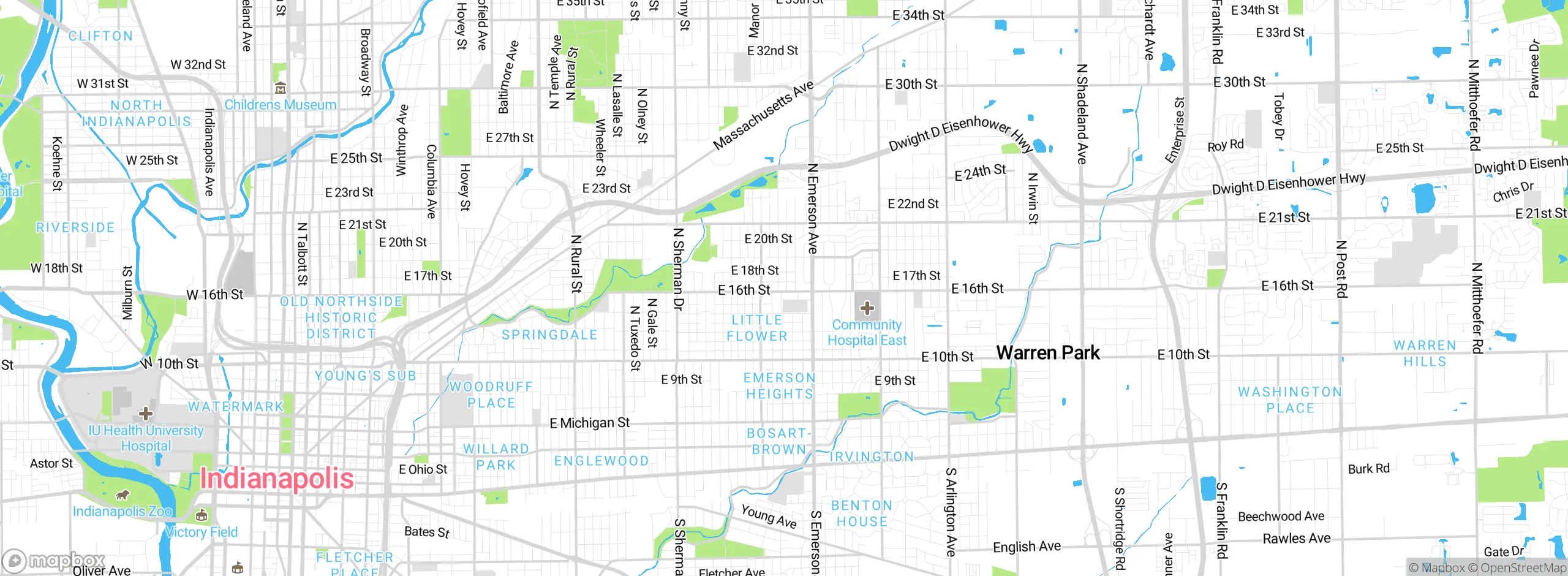 Map showing approximate location