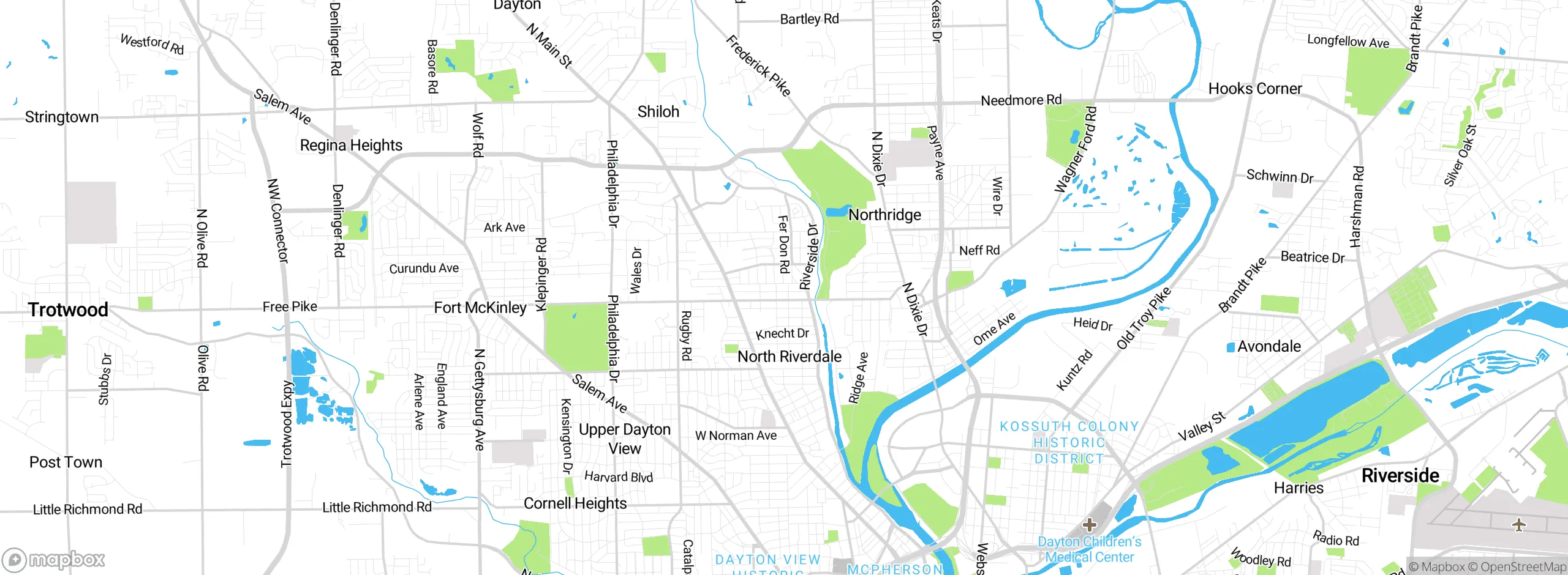Map showing approximate location