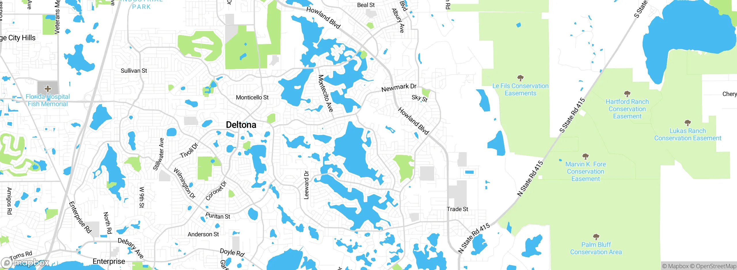 Map showing approximate location