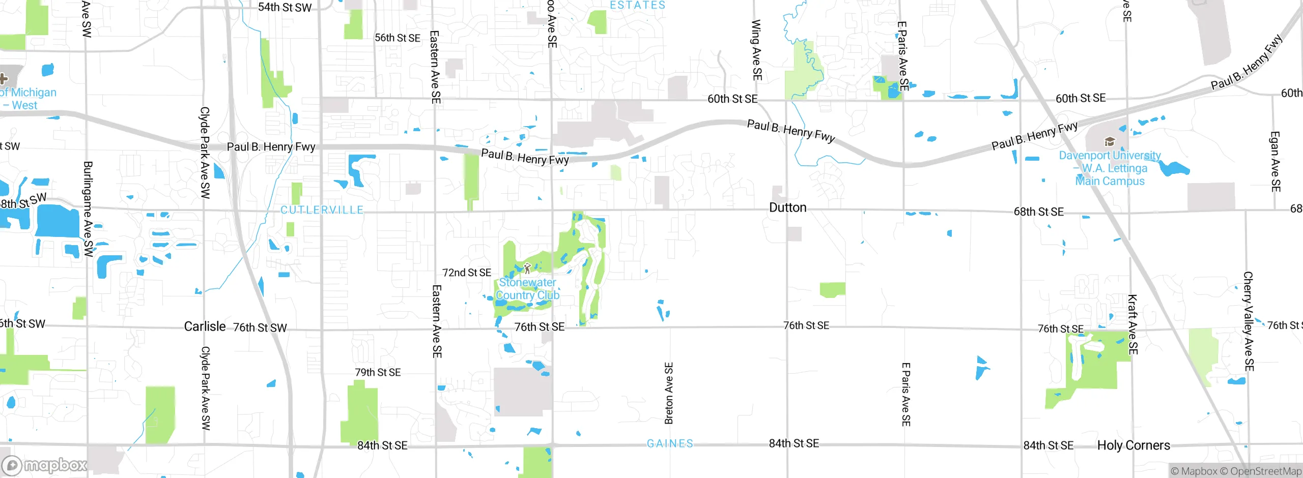 Map showing approximate location