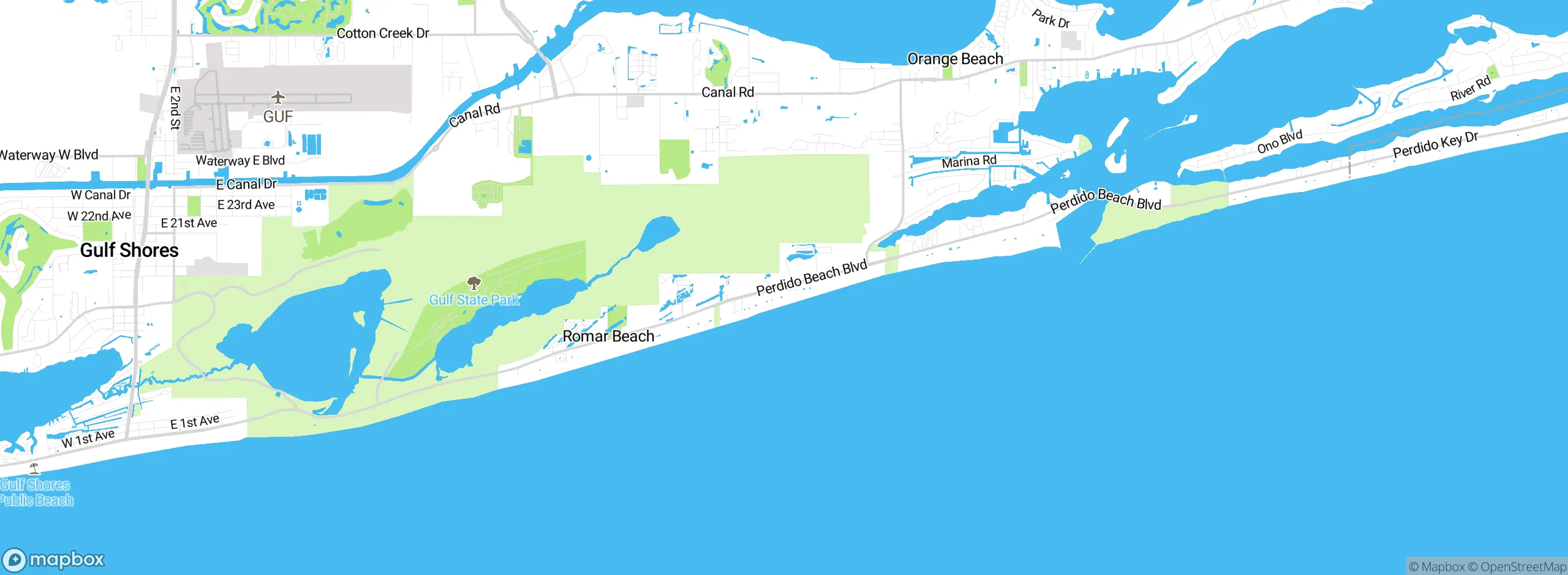 Map showing approximate location