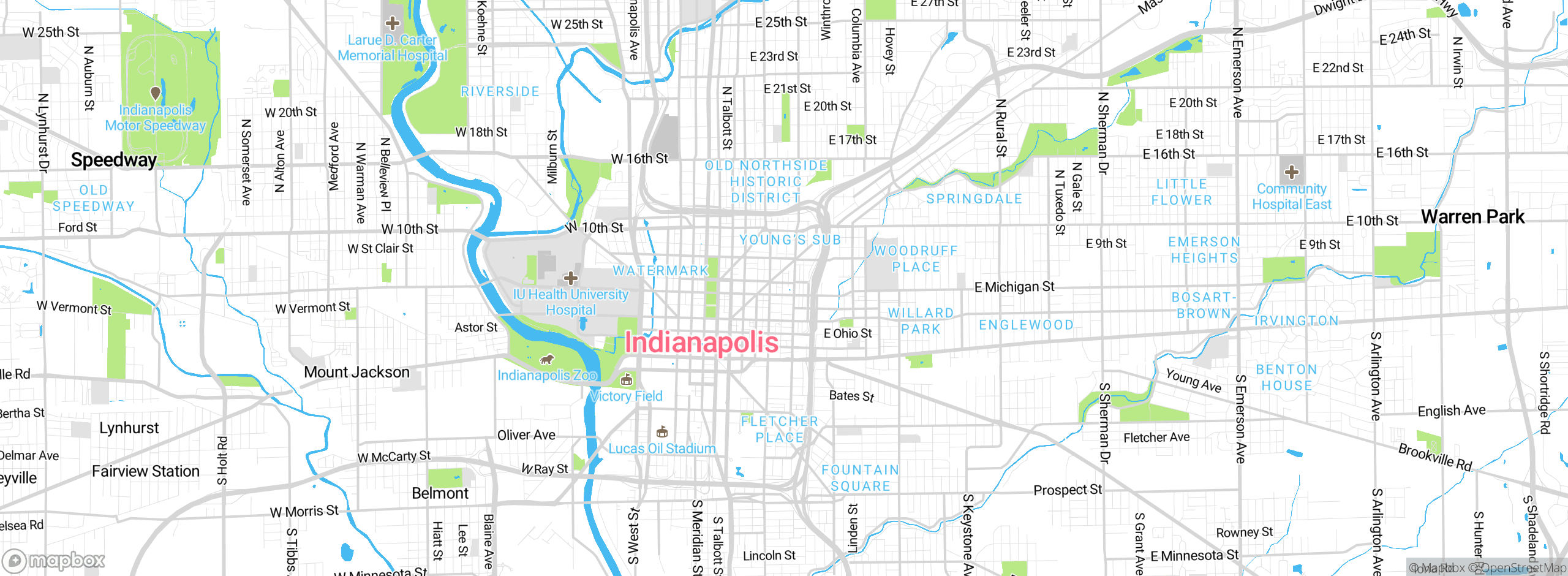 Map showing approximate location