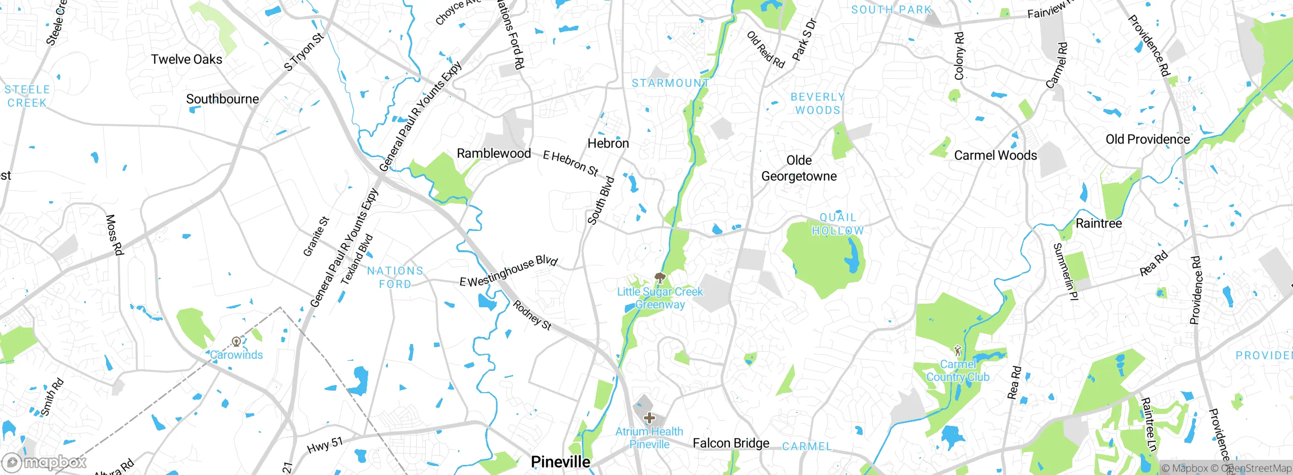 Map showing approximate location