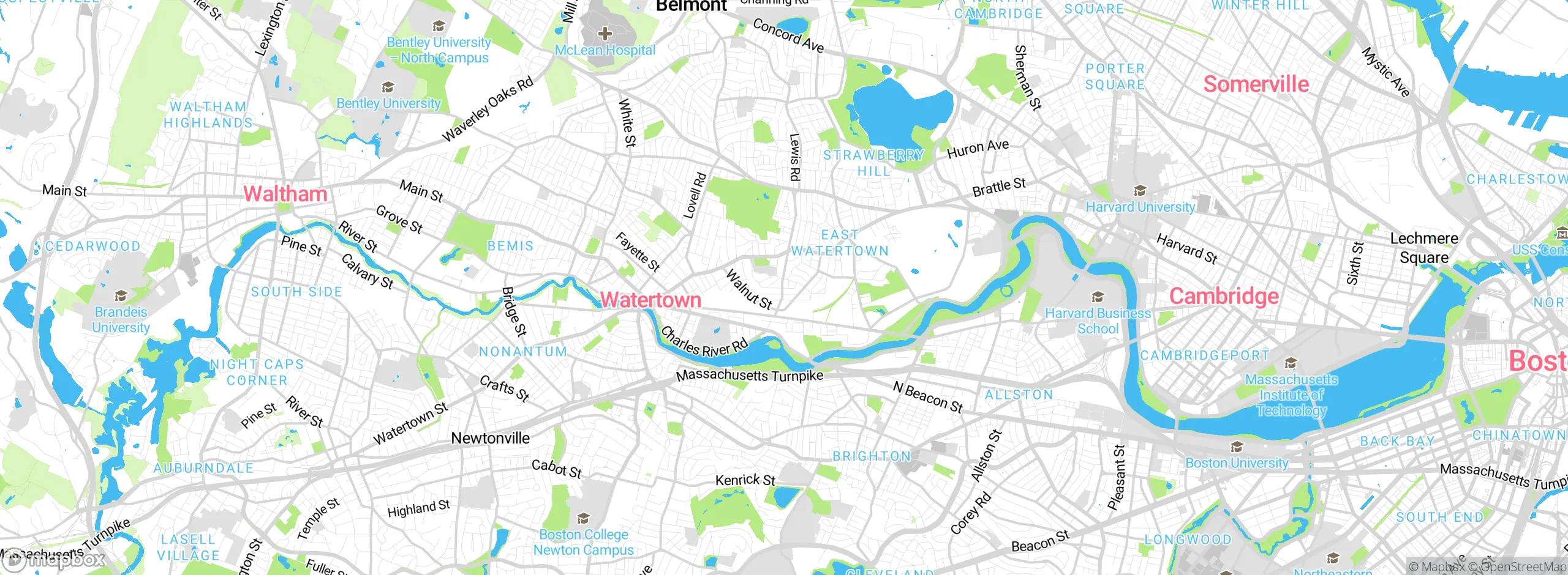 Map showing approximate location