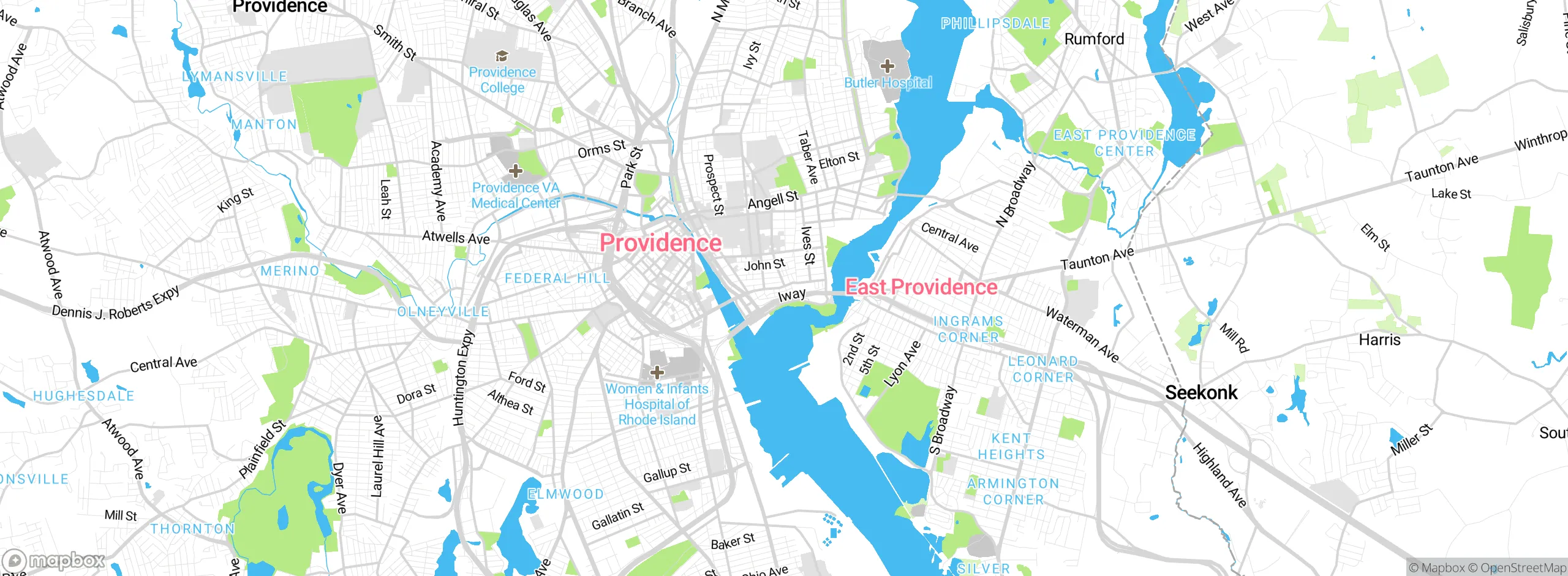Map showing approximate location