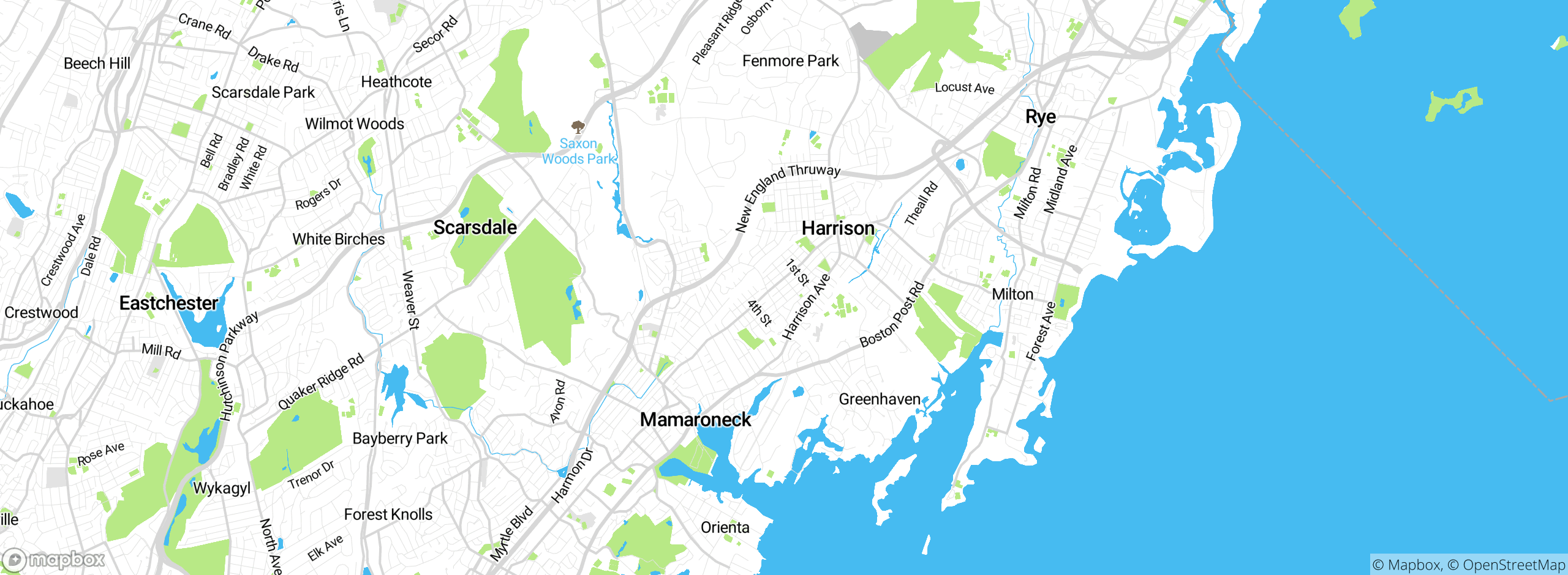 Map showing approximate location