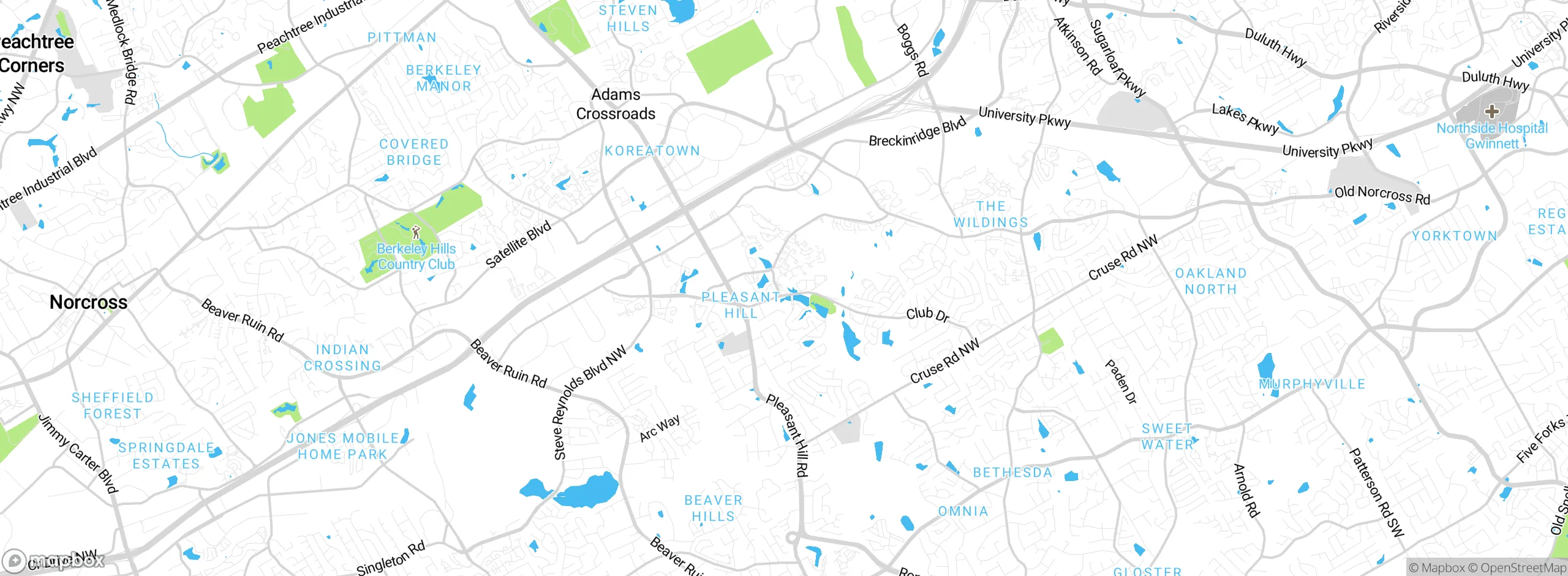Map showing approximate location