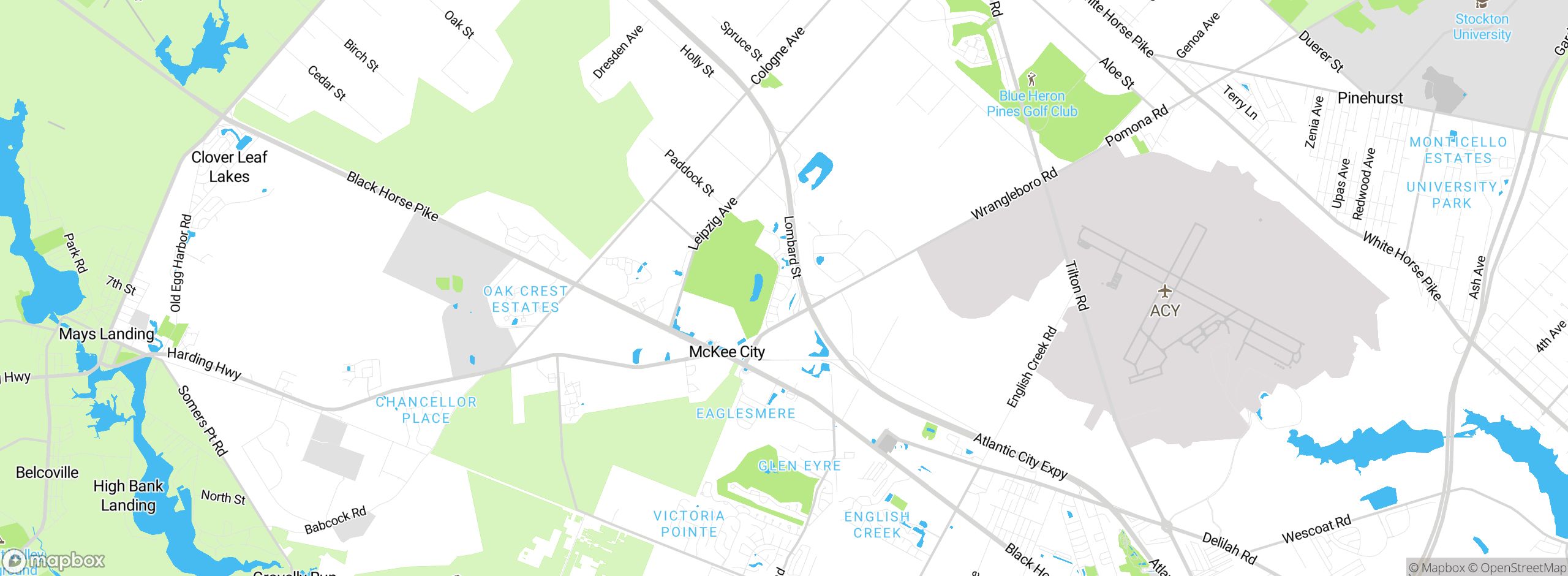 Map showing approximate location