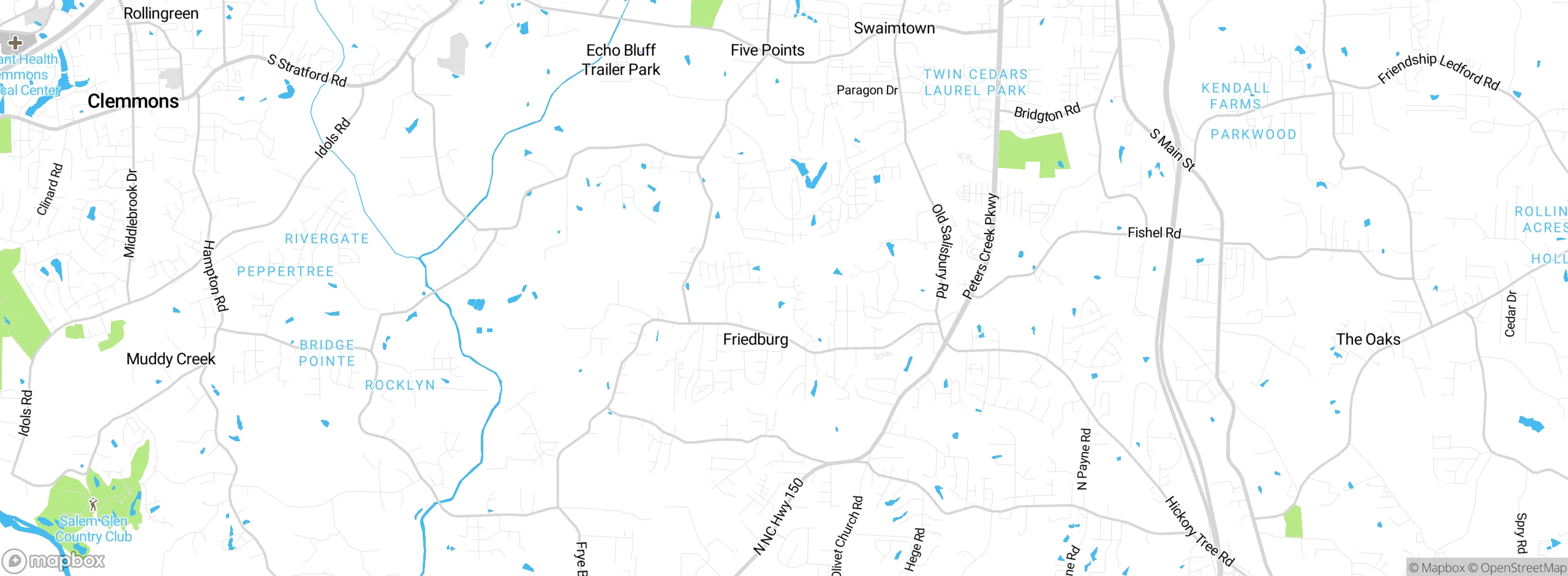 Map showing approximate location
