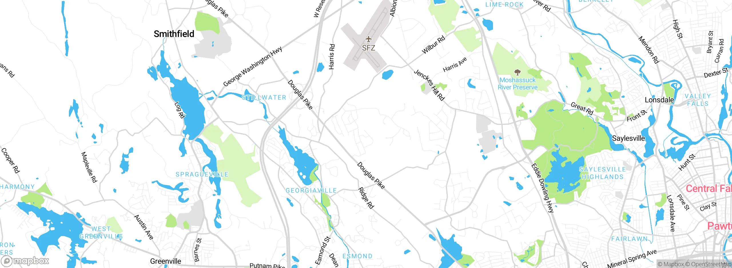 Map showing approximate location