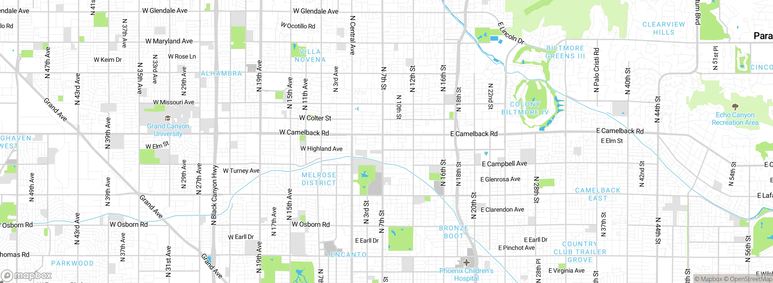 Map showing approximate location