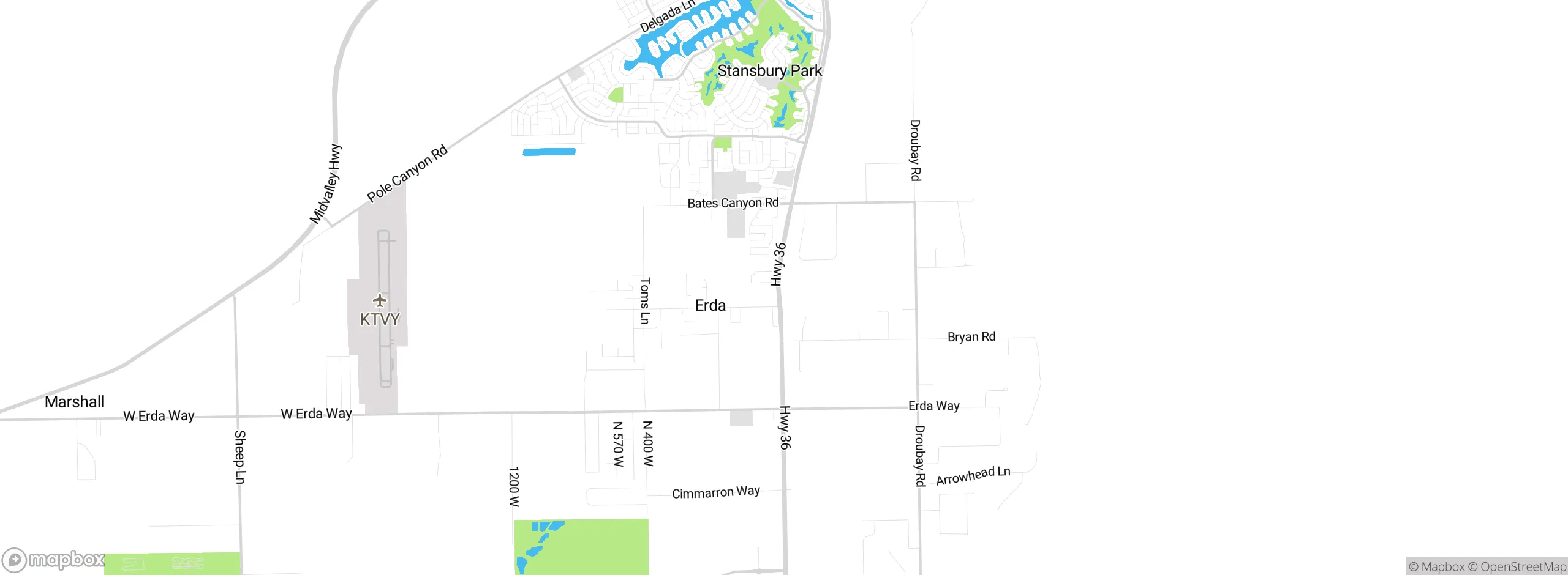 Map showing approximate location