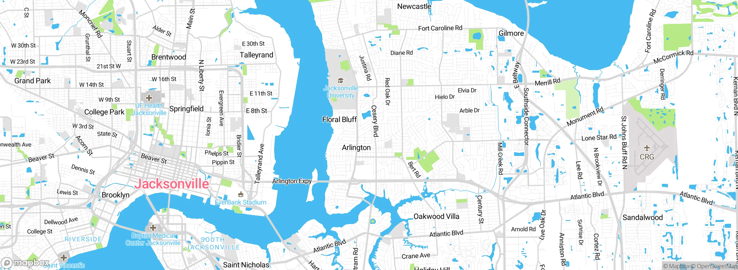 Map showing approximate location
