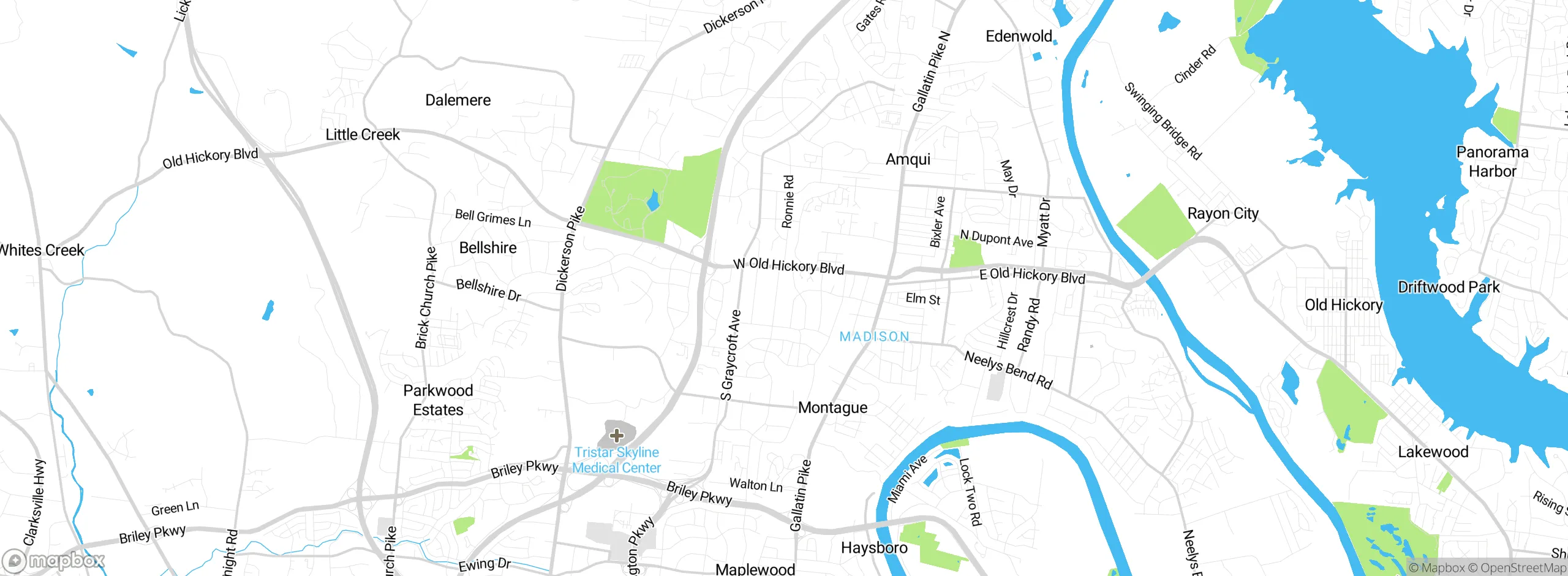 Map showing approximate location
