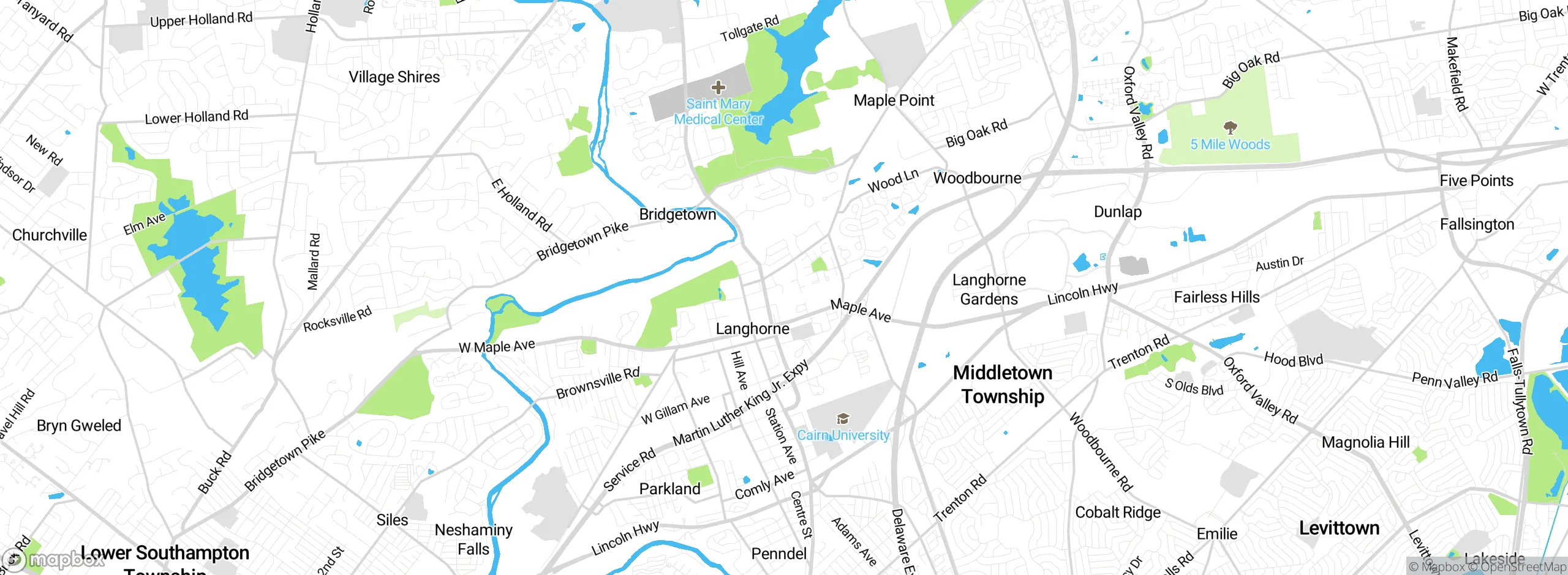 Map showing approximate location
