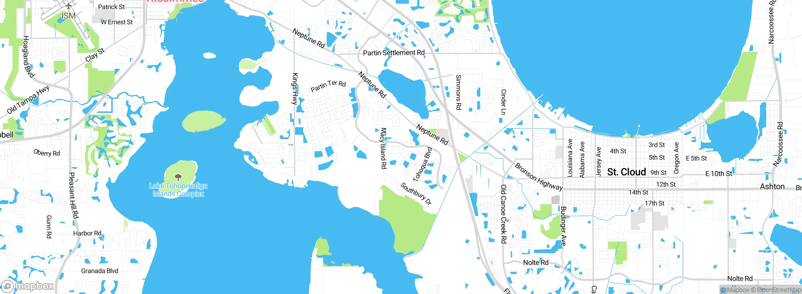 Map showing approximate location