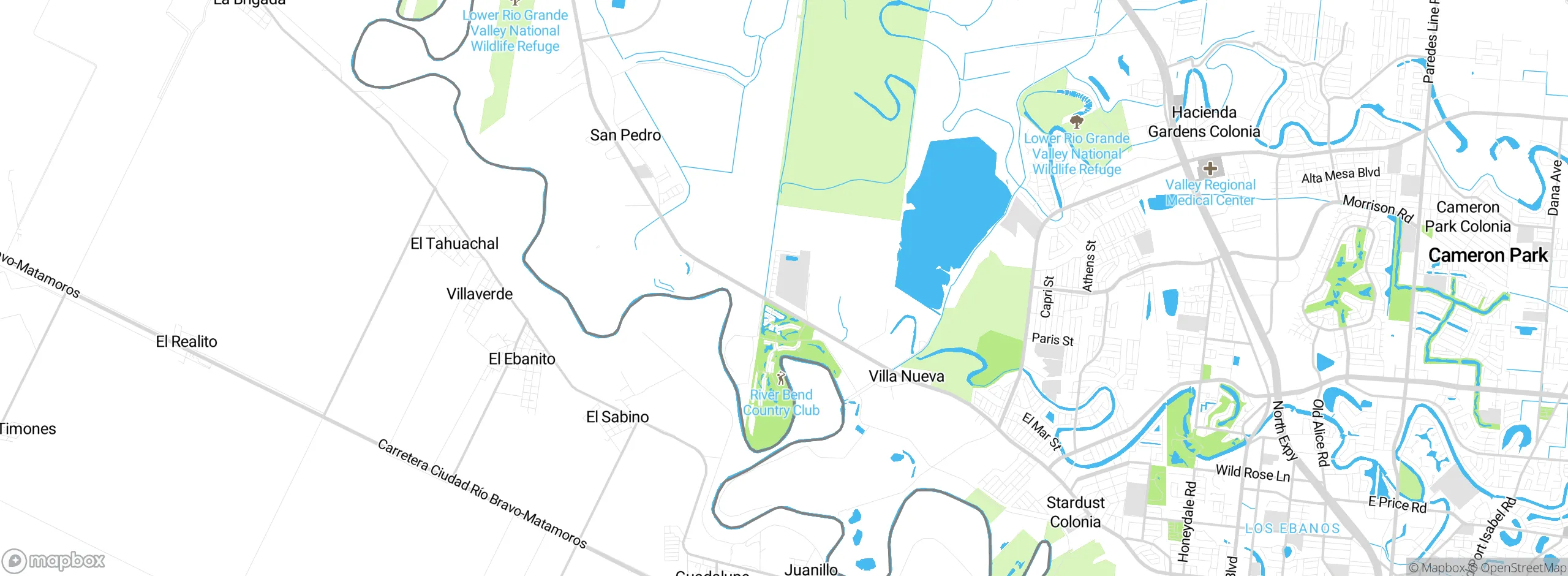 Map showing approximate location