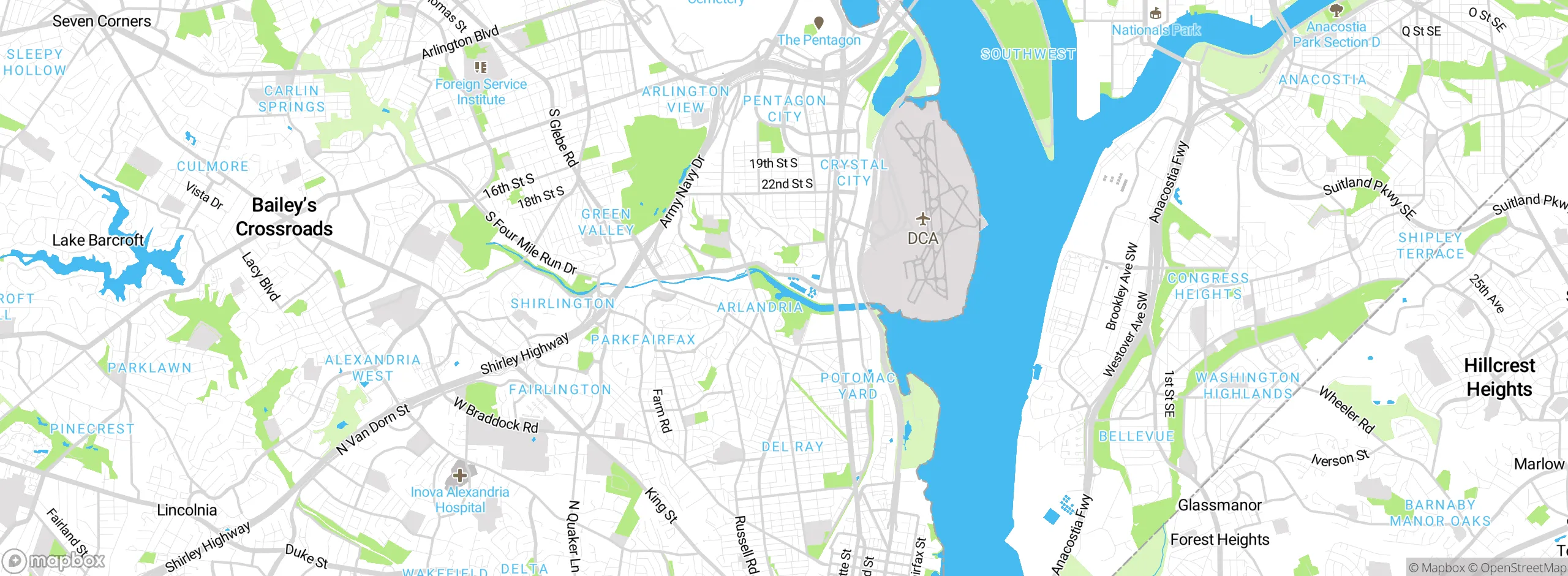 Map showing approximate location
