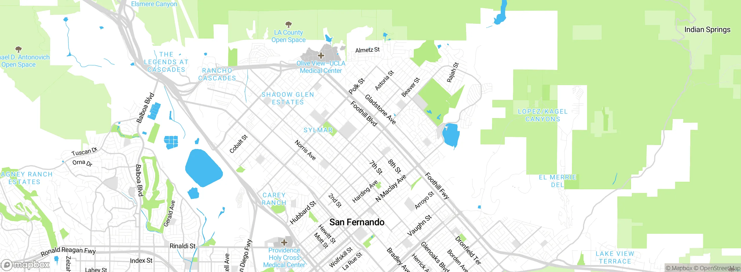 Map showing approximate location