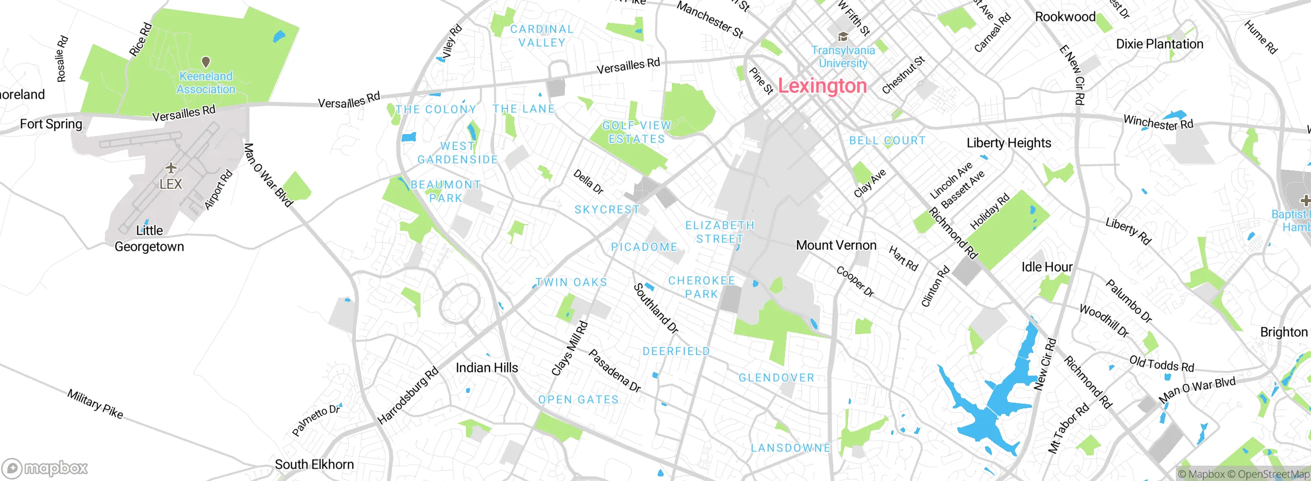 Map showing approximate location