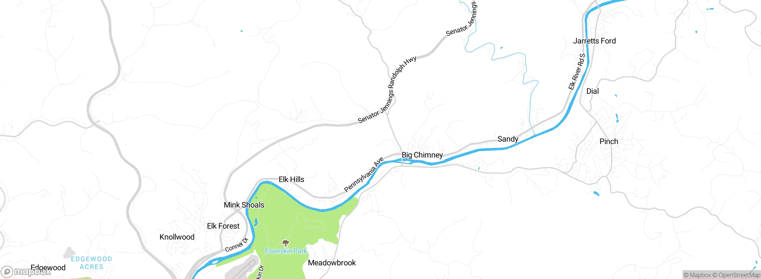 Map showing approximate location